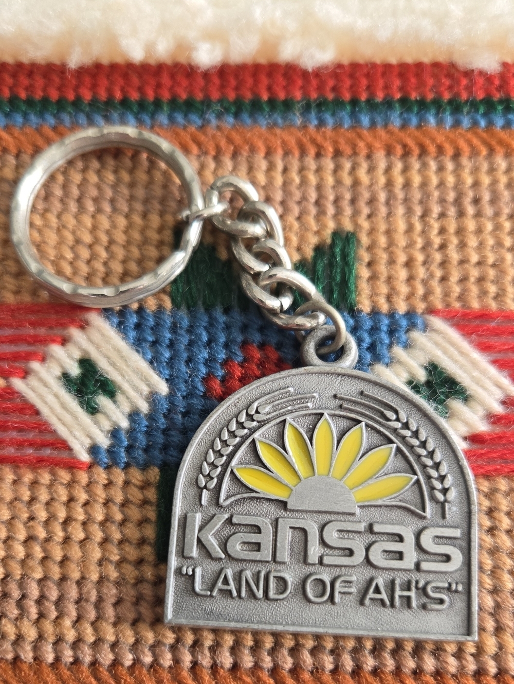 Vintage Kansas Keychain